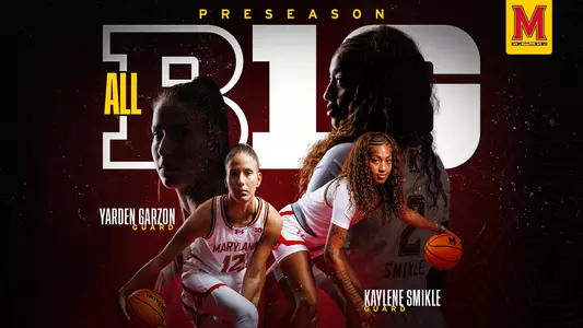 Kaylene Smikle Yarden Garzon All-Big Ten graphic