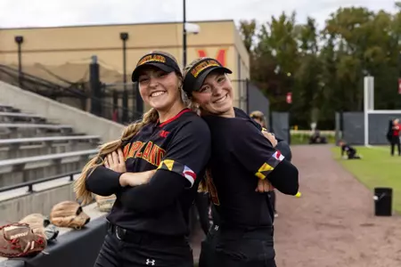 Infielder Anna McGowan (20)
Maryland Softball Fall Game vs. Howard at The University Of Maryland Softball Complex in College Park, MD on Friday, Oct 10, 2025.
Rose Fernandes/ Maryland Athletics
