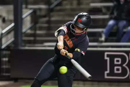 Catcher Bailey Ullman (19)
Maryland Softball Fall Game vs. Howard at The University Of Maryland Softball Complex in College Park, MD on Friday, Oct 10, 2025.
Rose Fernandes/ Maryland Athletics