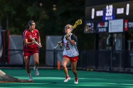 Midfield Ava Kitt (15)
Maryland Women's Lacrosse Fall Game vs. England at the Maryland Field Hockey and Lacrosse Complex in College Park, MD on Friday, Oct 10, 2025.
Rose Fernandes/ Maryland Athletics
