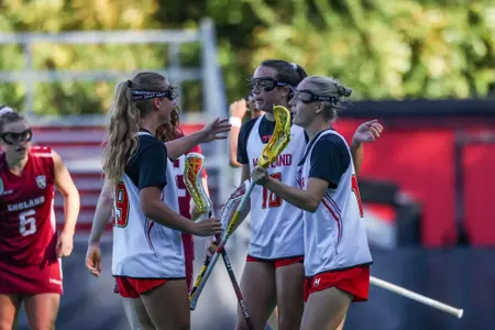 Midfield Ryan Reynolds (16)
Maryland Women's Lacrosse Fall Game vs. England at the Maryland Field Hockey and Lacrosse Complex in College Park, MD on Friday, Oct 10, 2025.
Rose Fernandes/ Maryland Athletics