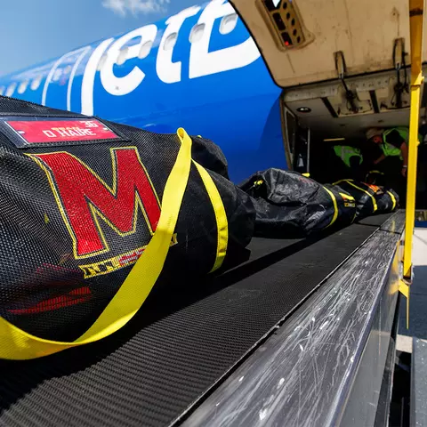 Maryland football travel bags