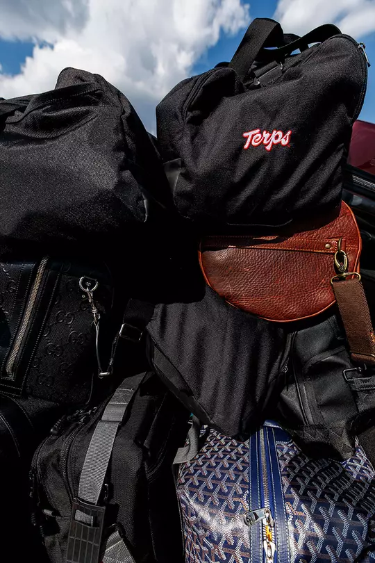 Maryland football travel bags