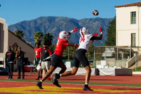 Wide Receiver Jordan Scott (14)
Photos from Football Practice at Sartoris Field in Glendale, CA on Thursday, Oct. 16, 2025.
Grayson Belanger/Maryland Terrapins