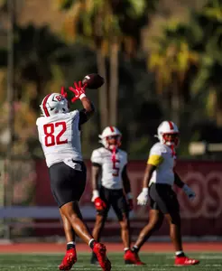 Tight End Daniel Owens (82)
Photos from Football Practice at Sartoris Field in Glendale, CA on Thursday, Oct. 16, 2025.
Mackenzie Miles/Maryland Terrapins