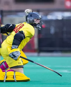 Goalkeeper Ryleigh Osborne (88)
#10 Maryland Field Hockey vs. Indiana at the Field Hockey and Lacrosse Complex in College Park, MD on Friday, Oct 17, 2025.
Rose Fernandes/ Maryland Athletics