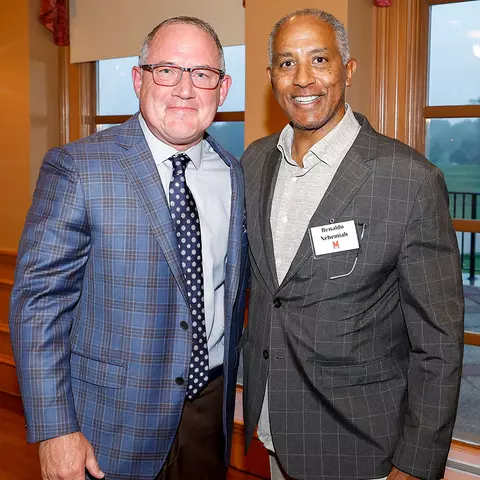 Buzz Williams with Renaldo Nehemiah