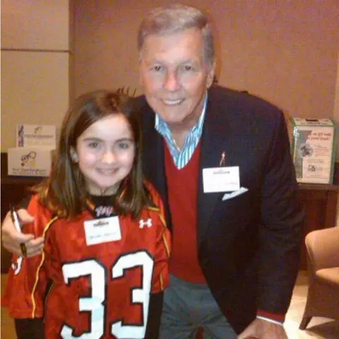 Brooke Martin with Johnny Holliday