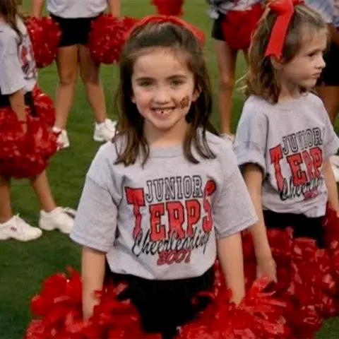 Brooke Martin as a Junior Terp as a child