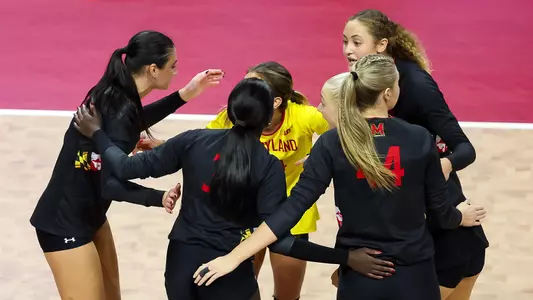 Volleyball Huddle @ Rutgers