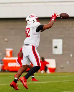 Tight End Daniel Owens (82)
Photos from Practice at Jones-Hill House Outdoor Practice Fields in College Park, MD on Wednesday, Oct. 8, 2025.
Grayson Belanger/Maryland Terrapins