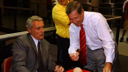 Gary Williams and Johnny Holliday