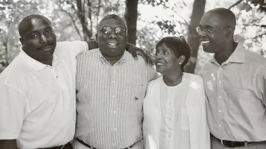 Rick, Ernest Sr., Elaine, and Ernest Jr. Torain
