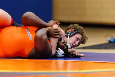 Oscar Williams
Maryland Terrapins Wrestling vs Morgan State Bears at Edward P. Hurt Gymnasium in Baltimore, MD on Friday, Nov. 21, 2025.
Kevin Snyder/Maryland Terrapins
