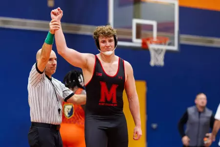 Oscar Williams
Maryland Terrapins Wrestling vs Morgan State Bears at Edward P. Hurt Gymnasium in Baltimore, MD on Friday, Nov. 21, 2025.
Kevin Snyder/Maryland Terrapins