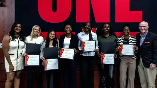 Adaeze Alaeze-Garbo, Rubie Goffena, Anna Marie Tretola, Maya Mosley, Tolu Akinduro, Ashley Thomas, Nyla Cherry, and Barry P. Gossett