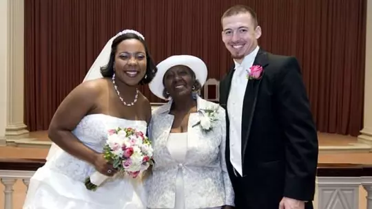 Lexi and Steve Suter at their wedding
