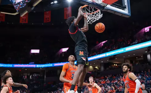 Forward Solomon Washington (9)
Maryland Terrapins Men's Basketball vs Virginia Cavaliers at John Paul Jones Arena in Charlottesville, VA on Saturday, Dec. 20, 2025.
Grayson Belanger/Maryland Terrapins