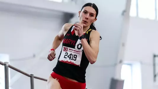 Maryland Women's Track and Field at Boston University Valentine Invitational at Boston University in Boston, Massachusetts on Feb. 15, 2026. Photo by Austin DeSisto/Maryland Terrapins