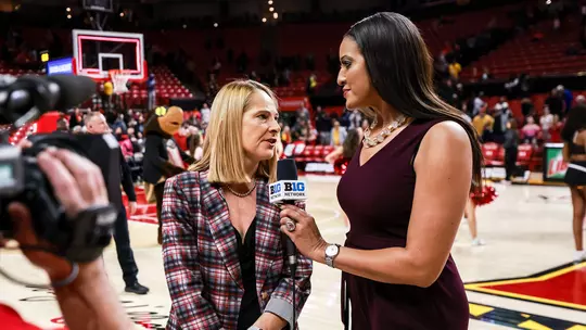 Brenda Frese with Christy Winters-Scott