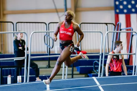 Simi Balogun
Maryland Track and Field at the Navy Select at the Wesley A. Brown Field House in Annapolis, MD on Friday, Feb 21, 2025
Hyun Jo Choi/Maryland Athletics