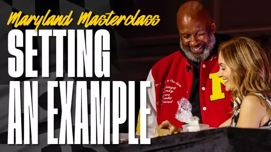 Maryland Masterclass: Setting An Example