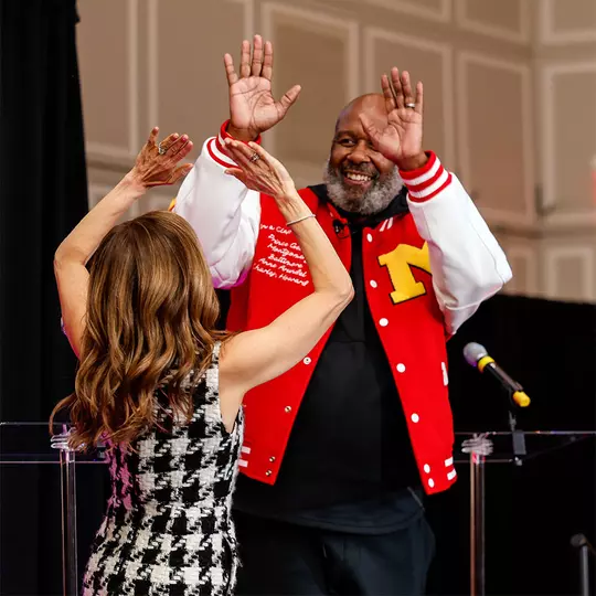 Joy Bauer and Michael Locksley