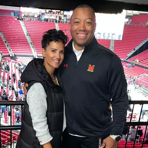 Geroy Simon and his wife