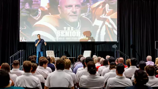 Mark Ciardi came back to Maryland for a screening of his film "The Senior" in 2024