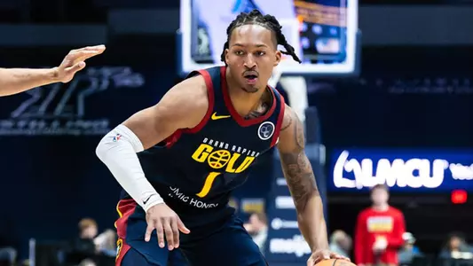 Jahmir Young Handles Basketball for Grand Rapids Gold