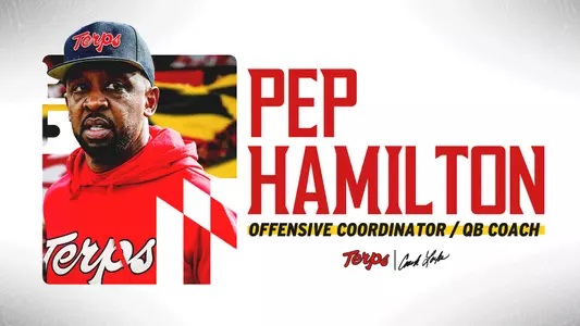 Pep Hamilton Offensive Coordinator hired graphic
