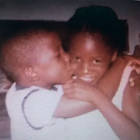 Walt Williams and his sister