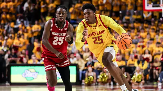 Derik Queen Drives Past Wisconsin Defender
