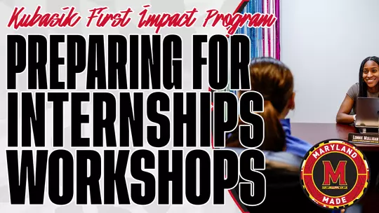 Preparing For Internships Workshops