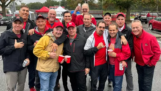 Mark Ciardi with his teammates at a reunion