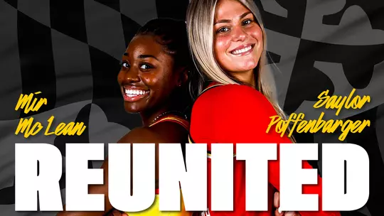 Reunited: Mir McLean and Saylor Poffenbarger