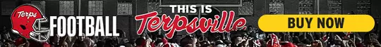 This is Terpsville Maryland Football 2025 Season Tickets Ad