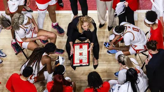 Brenda Frese huddle