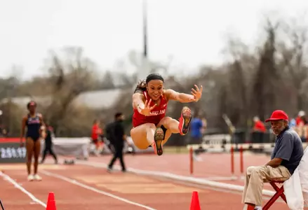 Madison Trout
Maryland Track and Field at the Maryland Invite at the Kehoe Track & Field Complex in College Park, MD on Saturday, March 29, 2025.
Samantha Osborne/ Maryland Terrapins