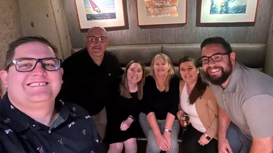 Shannon Bustillos with her family