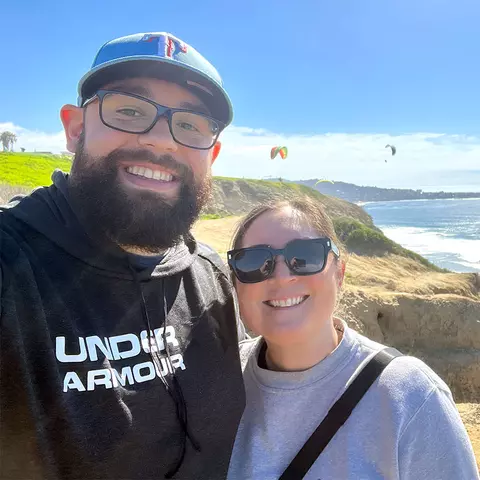 Shannon Bustillos with her husband Alex