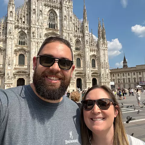 Shannon Bustillos with her husband Alex