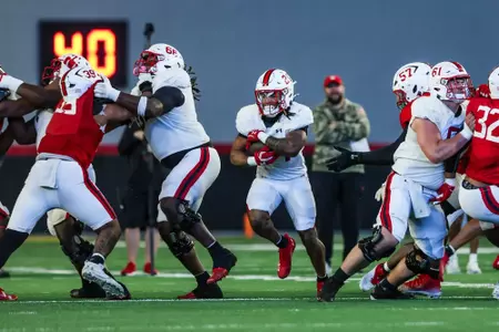 Running Back Iverson Howard (24)
Maryland Football during Spring practice at Jones-Hill House in College Park, MD on Tuesday, Apr. 15, 2025.
Dylan Davies/Maryland Terrapins
