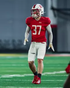 Defensive Back Carson Petitbon (37)
Maryland Football during Spring practice at Jones-Hill House in College Park, MD on Tuesday, Apr. 15, 2025.
Dylan Davies/Maryland Terrapins