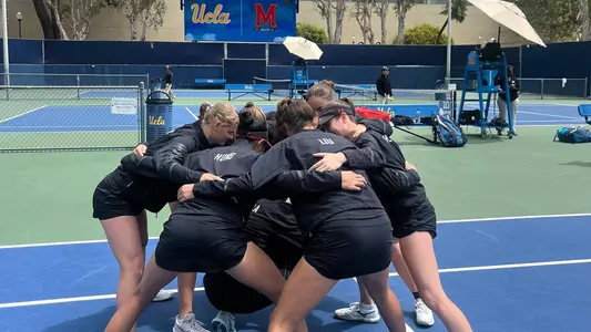 Terps Pre-Match Huddle vs. UCLA