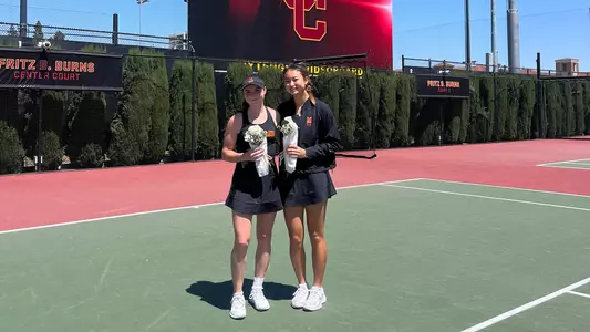 Kallista Liu and Danielle Hack Post Match USC