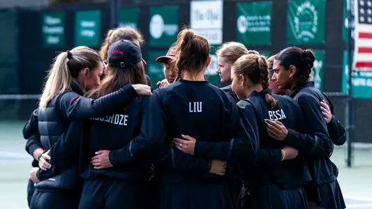 Team Huddle vs. # 1 Michigan