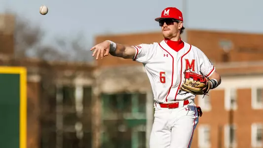 Utility Liam Willson (6)
Maryland Baseball vs JMU at Bob "Turtle" Smith Stadium in College Park, MD on Tuesday March 4, 2025.
Allison Mize/Maryland Terrapins