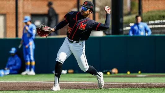 Infielder Paul Jones II (30)
Maryland Baseball vs. UCLA Game 2 at The Bob “Turtle” Smith Stadium in College Park, MD on Saturday, Mar 8, 2025.
Rose Fernandes/ Maryland Athletics