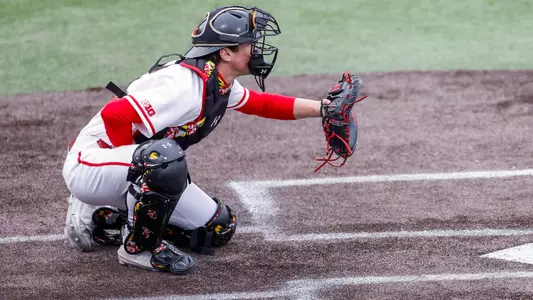 Catcher Jake Morgan (34)
Maryland Women's Basketball NCAA Tournament vs. Norfolk State at XFINITY Center in College Park, MD on Tuesday, Mar. 25, 2025.
Ashley Ray/Maryland Terrapins